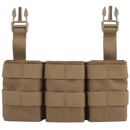 WOSPORT FAST 7.62 TRIPLE MAG POUCH (MEDIUM) FRONT PANEL[WST-MG-F-23]