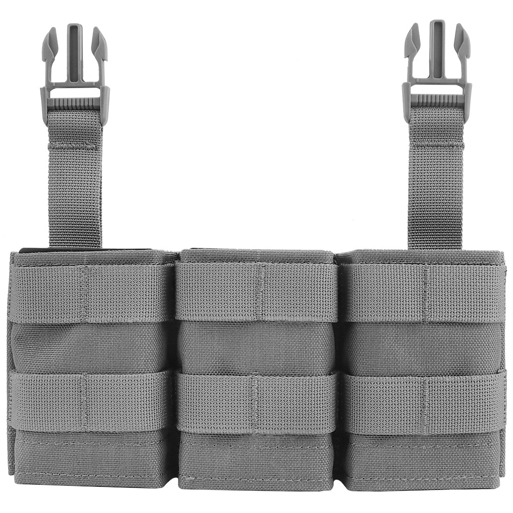 WOSPORT FAST 7.62 TRIPLE MAG POUCH (MEDIUM) FRONT PANEL[WST-MG-F-23]