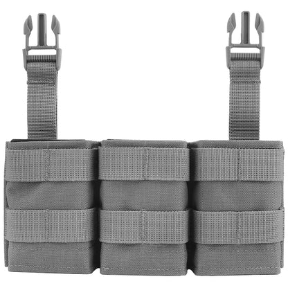 WOSPORT FAST 7.62 TRIPLE MAG POUCH (MEDIUM) FRONT PANEL[WST-MG-F-23]
