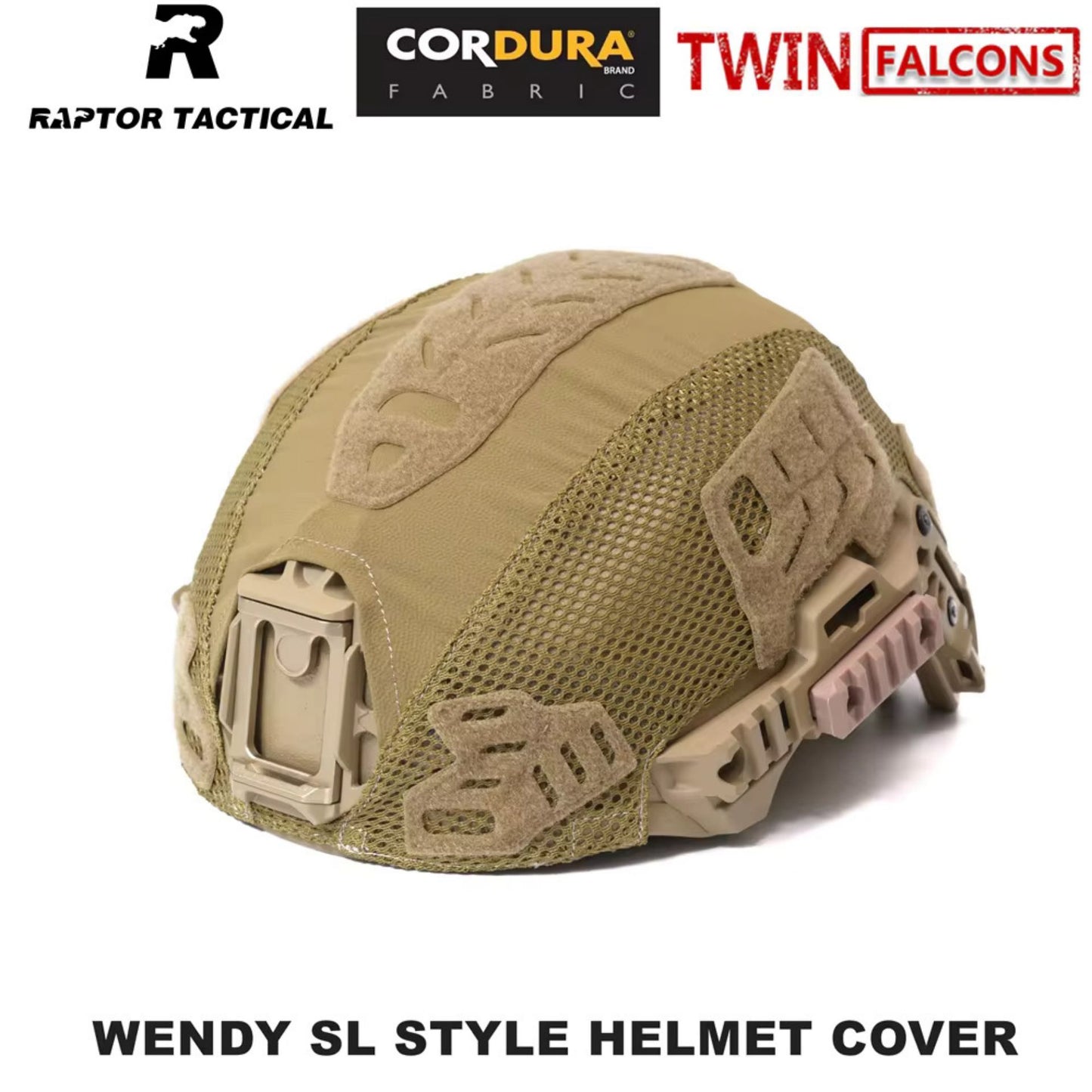 RAPTOR TACTICAL & TWINFALCONS WENDY SL STYLE HELMET COVER[TW-HC007]