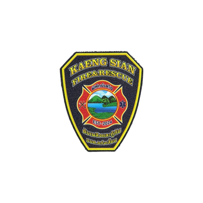 PATCH GO ป้ายตีนตุ๊กแก KAENG SIAN FIRE&RESCUE [PTG-FRLP-TH-KSFR]