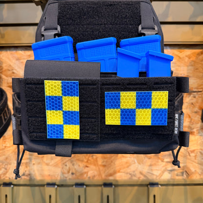 Ape Force Gear ป้าย BATTENBURG REFLECTIVE VELCRO PATCH [AFG-PT02]