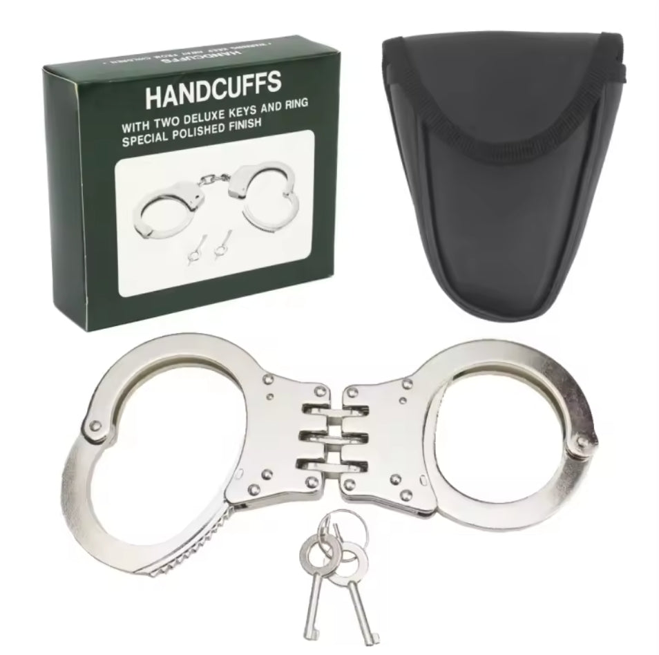 TU CHOICE CARBON STEEL HANDCUFFS SET