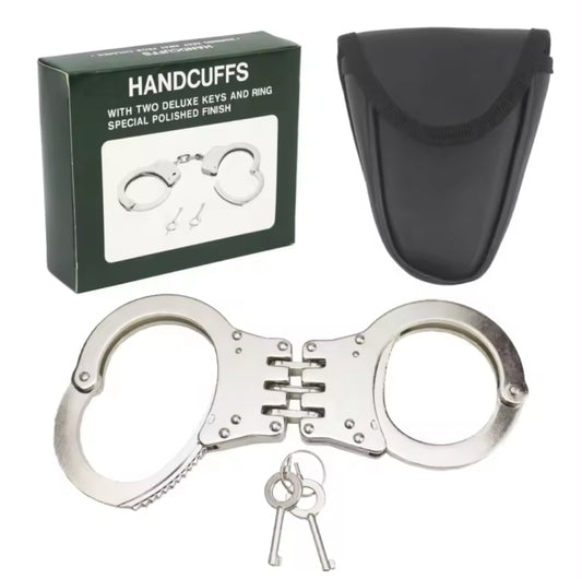 TU CHOICE CARBON STEEL HANDCUFFS SET