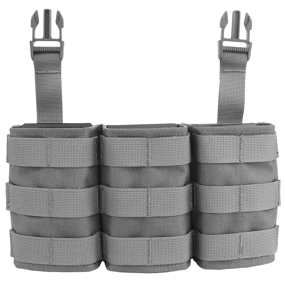 WOSPORT FAST 7.62 TRIPLE MAG POUCH (LONG) FRONT PANEL[WST-MG-F-24]