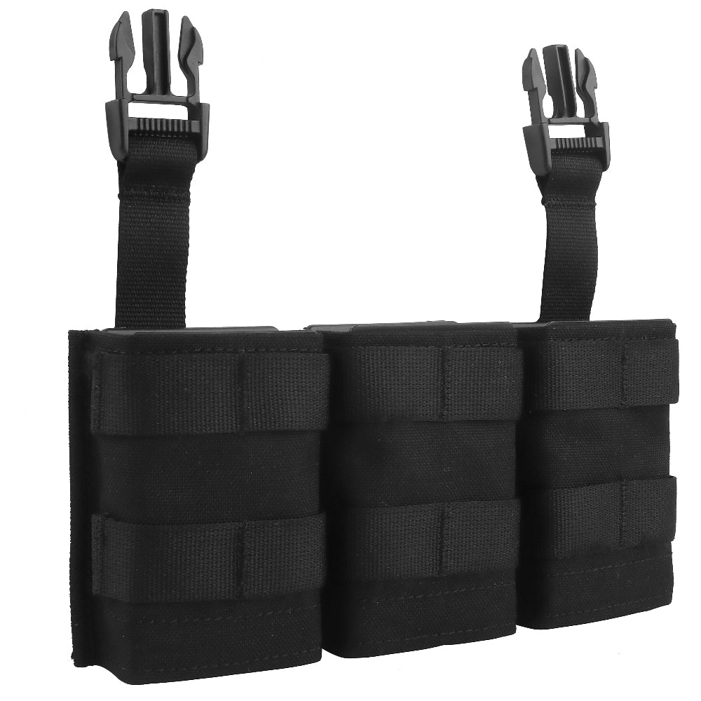 WOSPORT FAST 7.62 TRIPLE MAG POUCH (MEDIUM) FRONT PANEL[WST-MG-F-23]