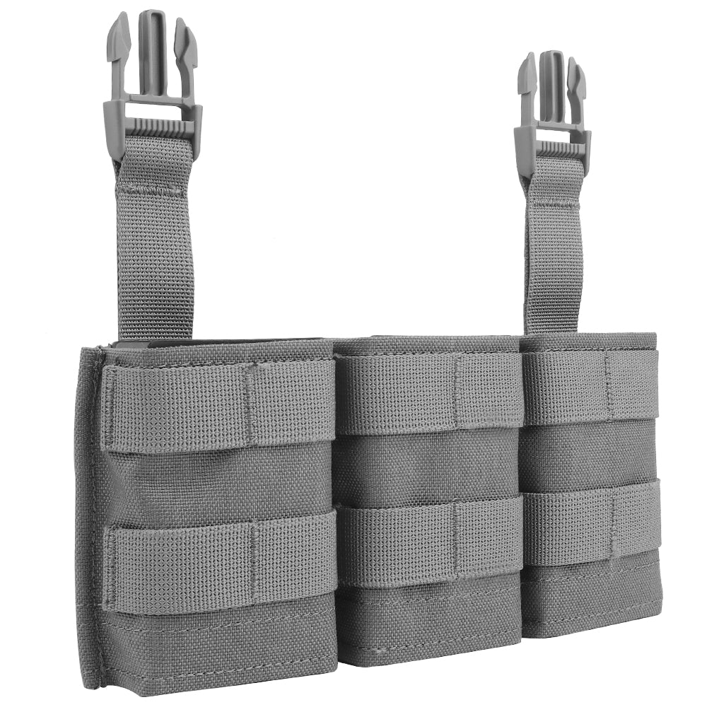 WOSPORT FAST 7.62 TRIPLE MAG POUCH (MEDIUM) FRONT PANEL[WST-MG-F-23]