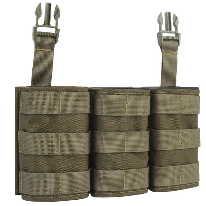 WOSPORT FAST 7.62 TRIPLE MAG POUCH (LONG) FRONT PANEL[WST-MG-F-24]