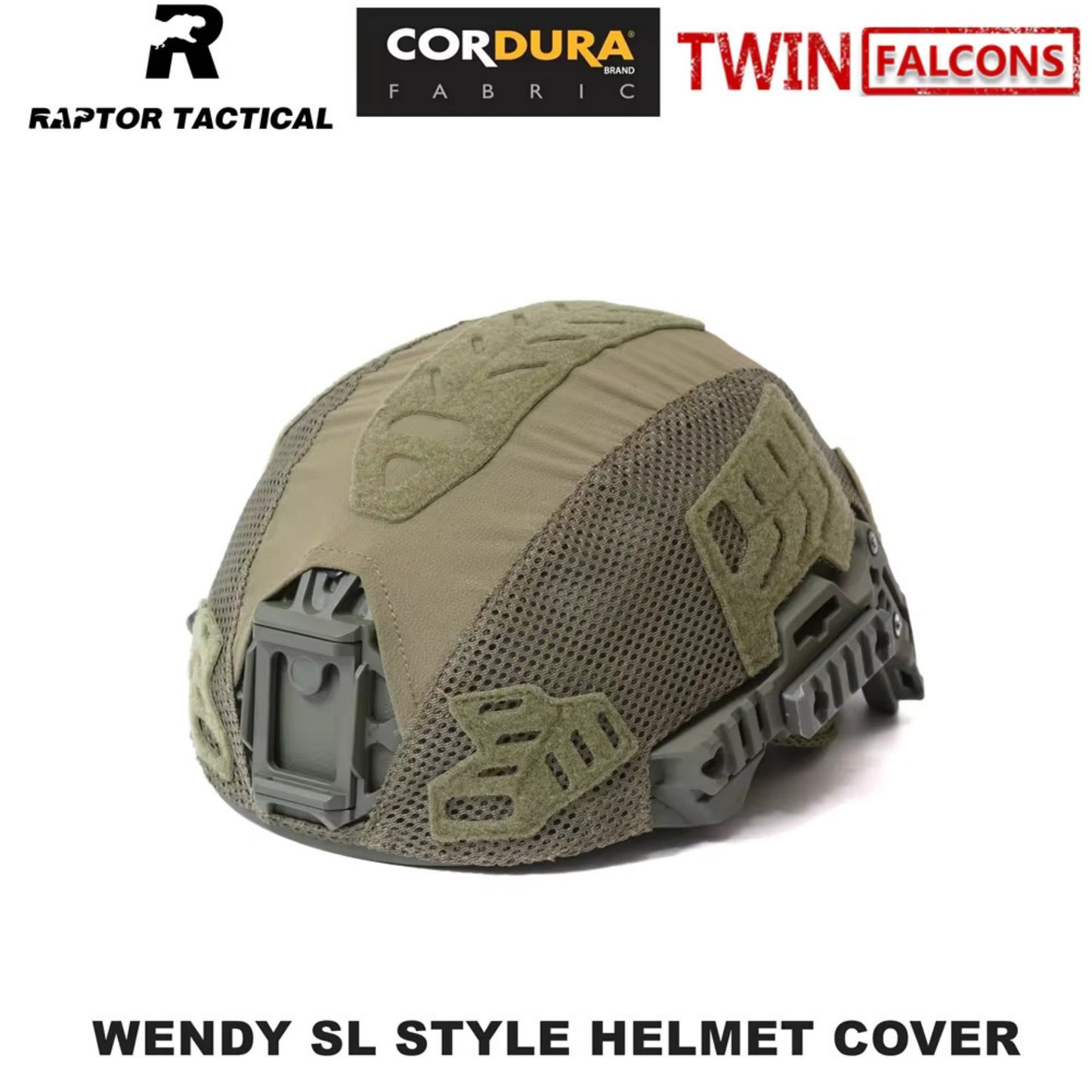 RAPTOR TACTICAL & TWINFALCONS WENDY SL STYLE HELMET COVER[TW-HC007]