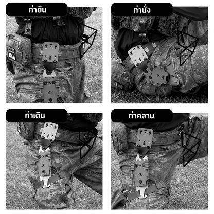 FOG GEAR & CRITICAL POINT. 90° FOLDING DROP LEG PLATFORM[CP-LR]