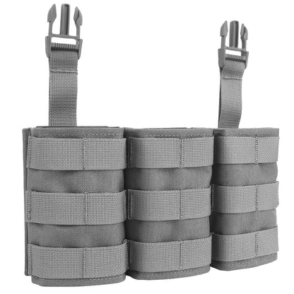 WOSPORT FAST 7.62 TRIPLE MAG POUCH (LONG) FRONT PANEL[WST-MG-F-24]