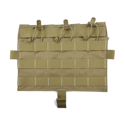 APE FORCE GEAR DETACHABLE FLAP TRIPLE M4 MAG FLAT PANEL[AFG-M041]