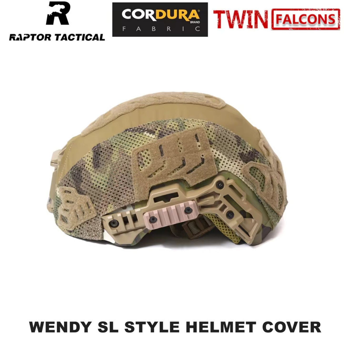 RAPTOR TACTICAL & TWINFALCONS WENDY SL STYLE HELMET COVER[TW-HC007]