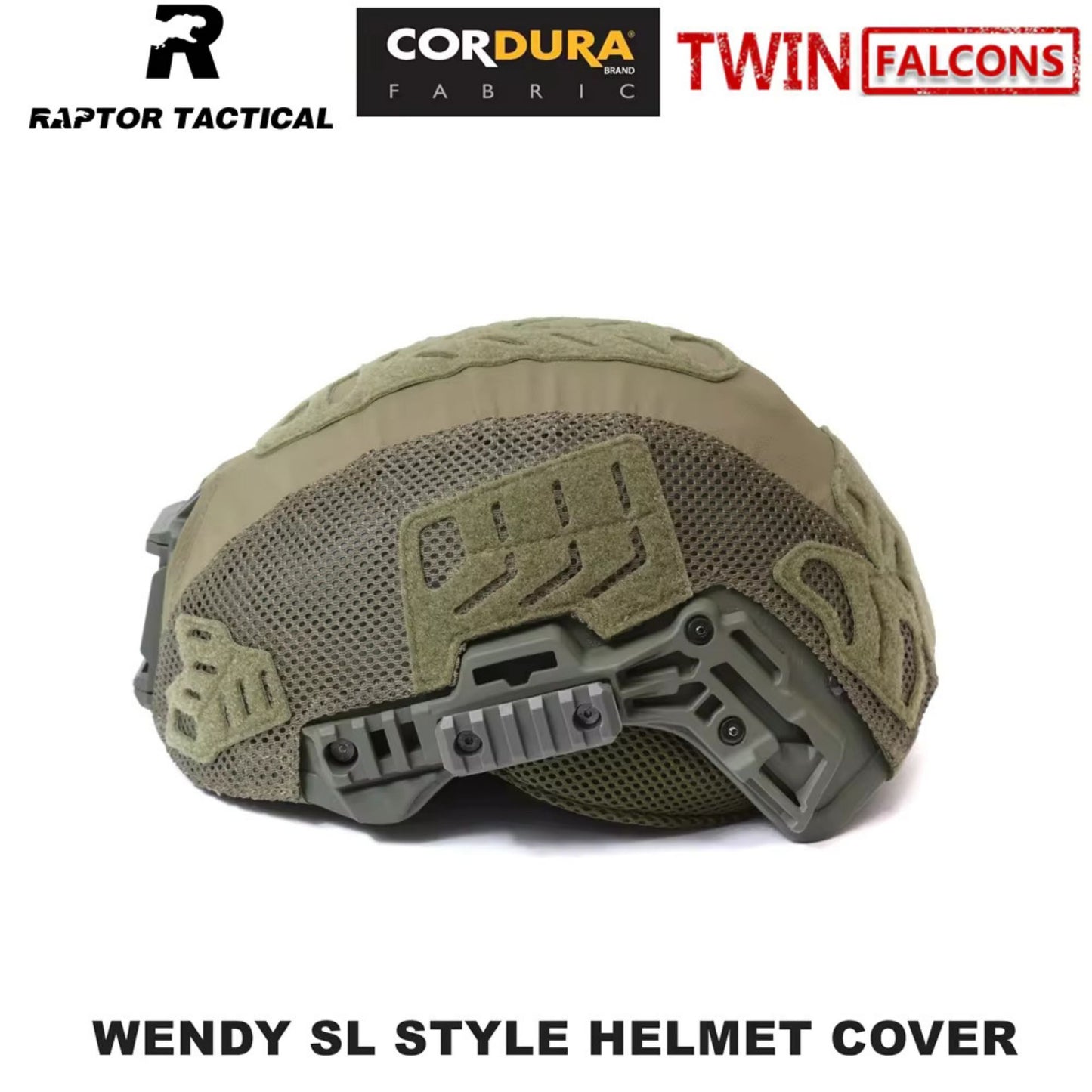 RAPTOR TACTICAL & TWINFALCONS WENDY SL STYLE HELMET COVER[TW-HC007]