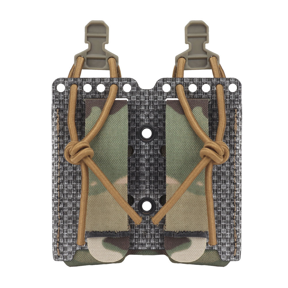 WOSPORT DOUBLE ELASTIC MAG POUCH（PISTOL） [WST-MG-70]