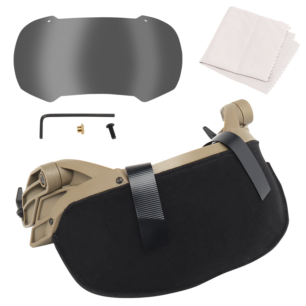 WOSPORT TACTICAL HELMET FLIP GOGGLES  (FOR FAST ) [WST-GG-002]