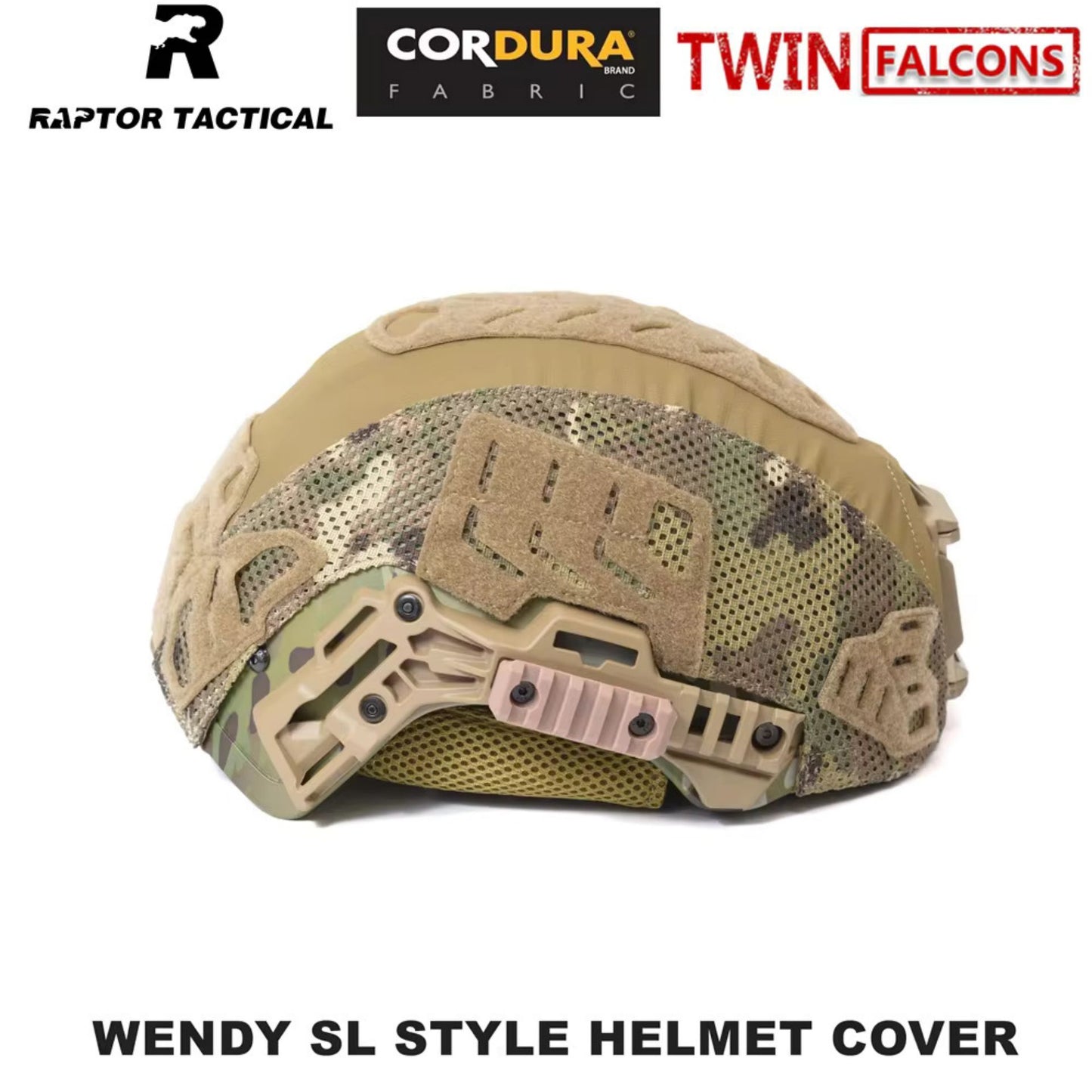 RAPTOR TACTICAL & TWINFALCONS WENDY SL STYLE HELMET COVER[TW-HC007]