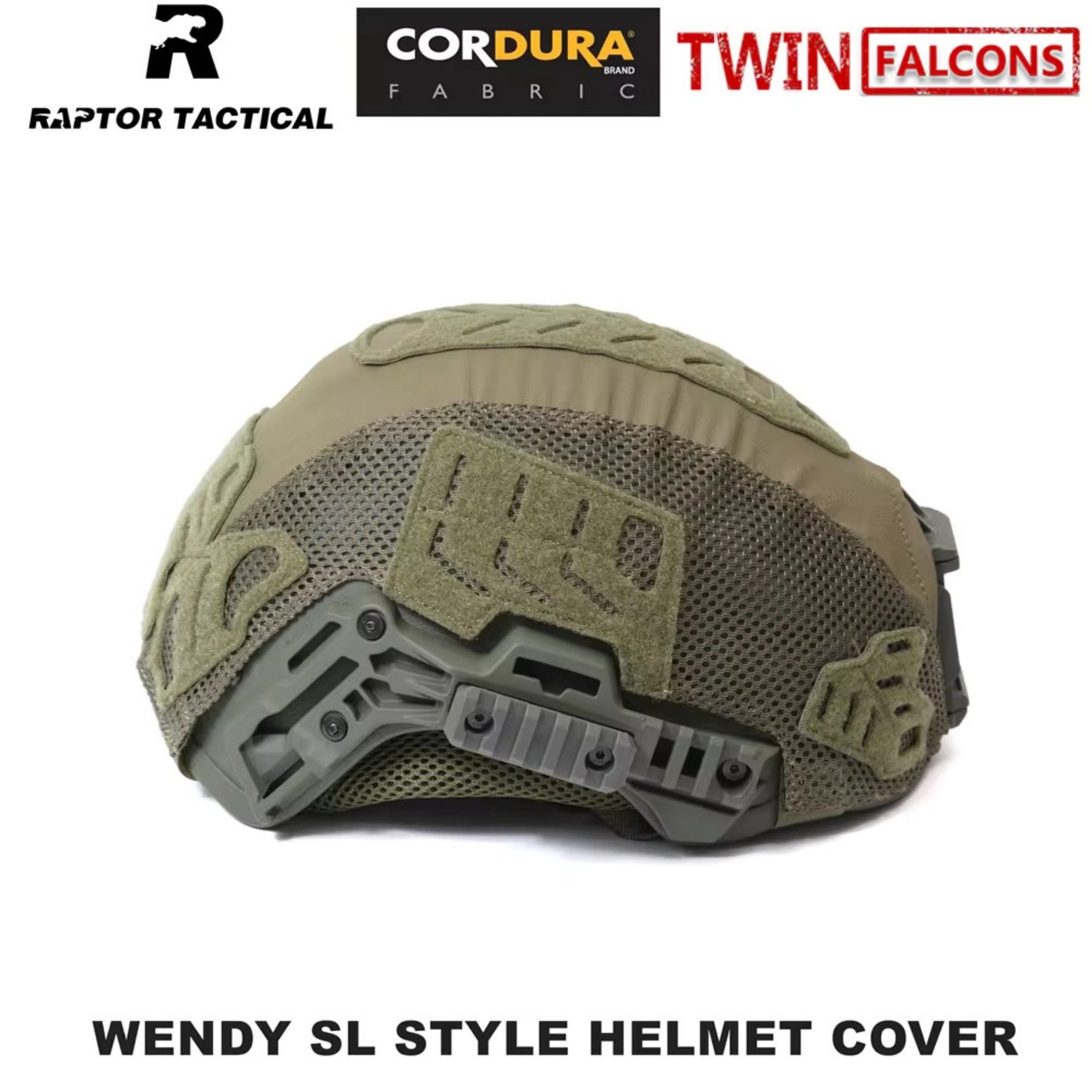 RAPTOR TACTICAL & TWINFALCONS WENDY SL STYLE HELMET COVER[TW-HC007]