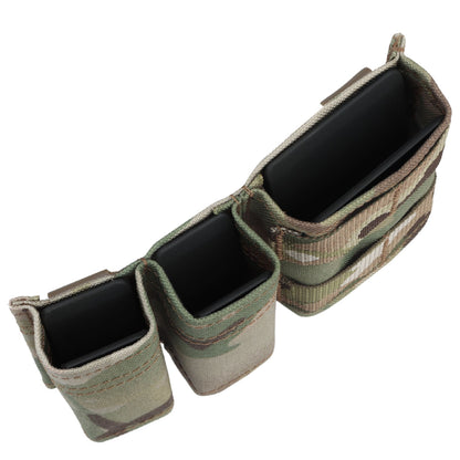 WOSPORT FAST 9MM &5.56 DOUBLE MAG POUCH (SHORT) [WST-MG-F-06]