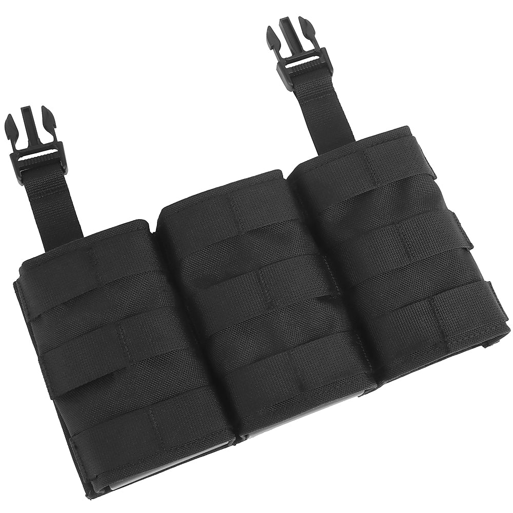 WOSPORT FAST 7.62 TRIPLE MAG POUCH (LONG) FRONT PANEL[WST-MG-F-24]