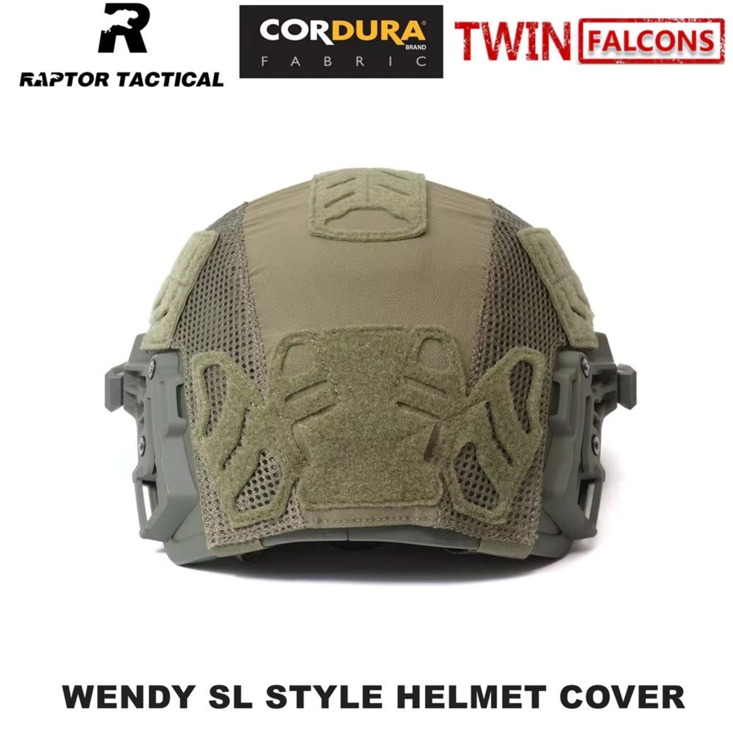 RAPTOR TACTICAL & TWINFALCONS WENDY SL STYLE HELMET COVER[TW-HC007]
