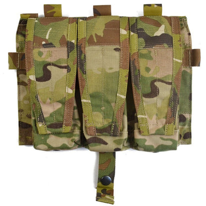 TWINFALCONS DETACHABLE FLAP TRIPLE M4 MAG POUCHES PANEL[TW-M039]