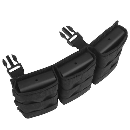 WOSPORT FAST 5.56 TRIPLE MAG POUCH (LONG) FRONT PANEL[WST-MG-F-22]