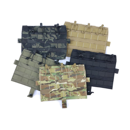 APE FORCE GEAR DETACHABLE FLAP TRIPLE M4 MAG FLAT PANEL[AFG-M041]