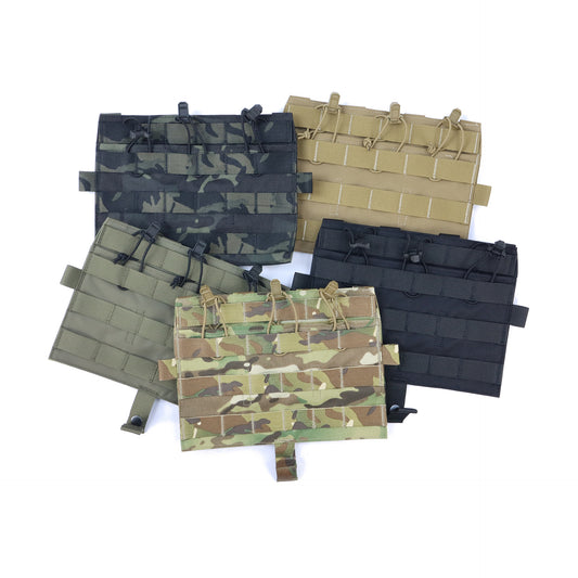APE FORCE GEAR DETACHABLE FLAP TRIPLE M4 MAG FLAT PANEL[AFG-M041]
