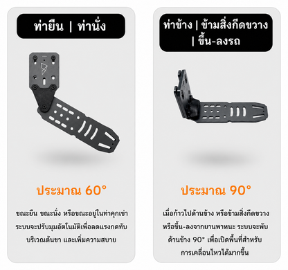 FOG GEAR & CRITICAL POINT. 90° FOLDING DROP LEG PLATFORM[CP-LR]
