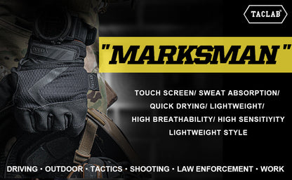TACLAB MARKSMAN PRO GLOVES[TMP-BLK]