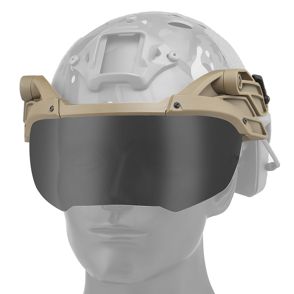 WOSPORT TACTICAL HELMET FLIP GOGGLES  (FOR FAST ) [WST-GG-002]