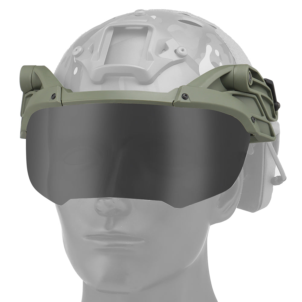 WOSPORT TACTICAL HELMET FLIP GOGGLES  (FOR FAST ) [WST-GG-002]