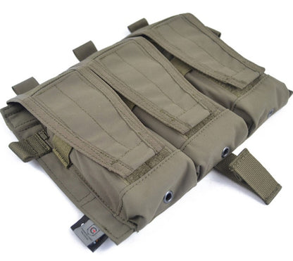 TWINFALCONS DETACHABLE FLAP TRIPLE M4 MAG POUCHES PANEL[TW-M039]