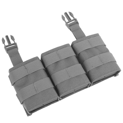 WOSPORT FAST 7.62 TRIPLE MAG POUCH (MEDIUM) FRONT PANEL[WST-MG-F-23]