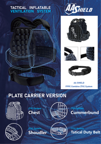 AA SHIELD TACTICAL INFLATABLE VENTILATION (TIV) SYSTEM CHEST [AA-BC-357]