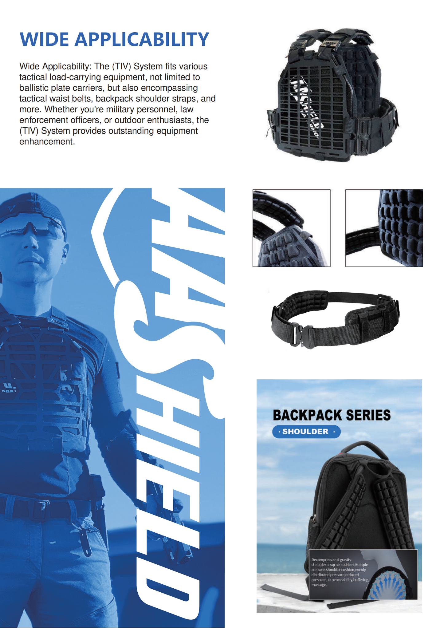 AA SHIELD TACTICAL INFLATABLE VENTILATION (TIV) SYSTEM CHEST [AA-BC-357]