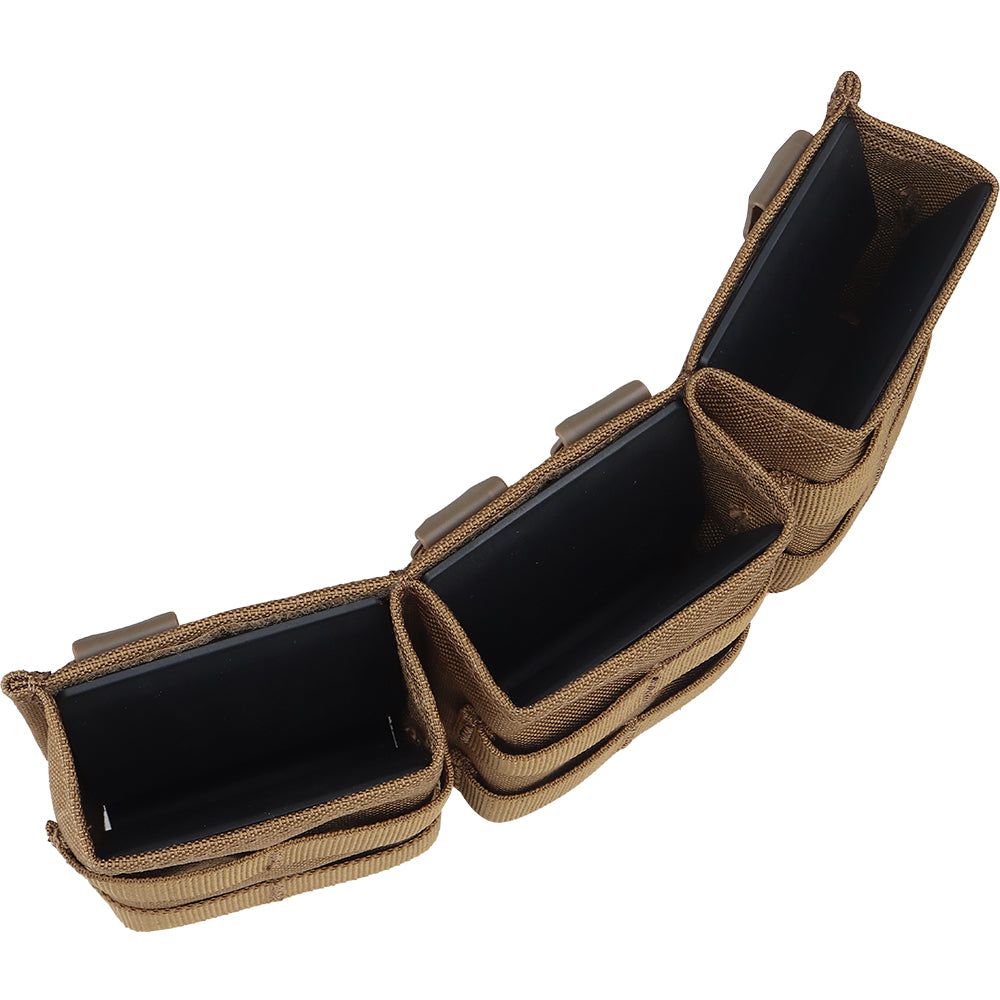 WOSPORT FAST 7.62 TRIPLE MAG POUCH (MEDIUM)[WST-MG-F-17]