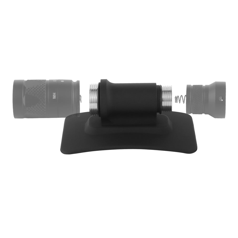 WOSPORT HELMET MAGIC FASTENER FLASHLIGHT MOUNT（WITH BARREL） [WST-FL-ACC-55]