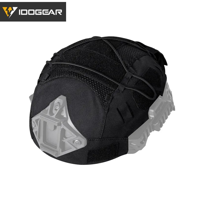 IDOGEAR TACTICAL HELMET COVER FOR WENDY HELMET WITH NVG BATTERY POUCH [IG-HC3814]