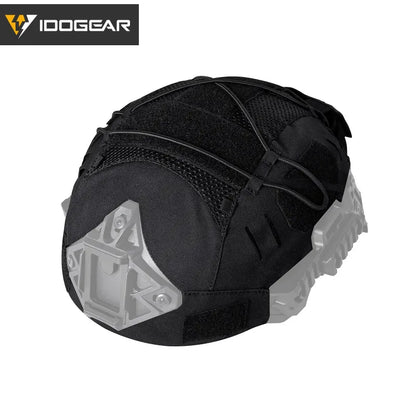 IDOGEAR TACTICAL HELMET COVER FOR WENDY HELMET WITH NVG BATTERY POUCH [IG-HC3814]