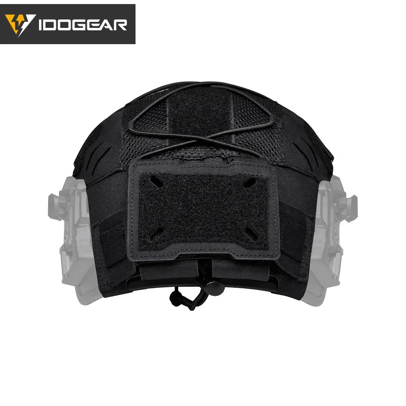 IDOGEAR TACTICAL HELMET COVER FOR WENDY HELMET WITH NVG BATTERY POUCH [IG-HC3814]