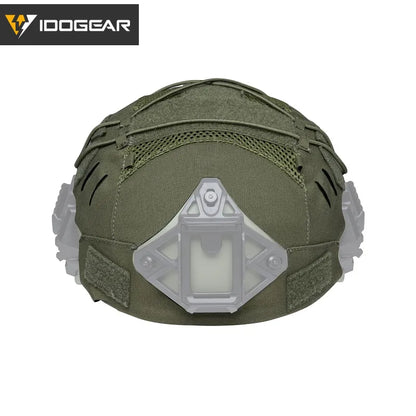 IDOGEAR TACTICAL HELMET COVER FOR WENDY HELMET WITH NVG BATTERY POUCH [IG-HC3814]