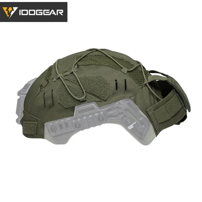 IDOGEAR TACTICAL HELMET COVER FOR WENDY HELMET WITH NVG BATTERY POUCH [IG-HC3814]