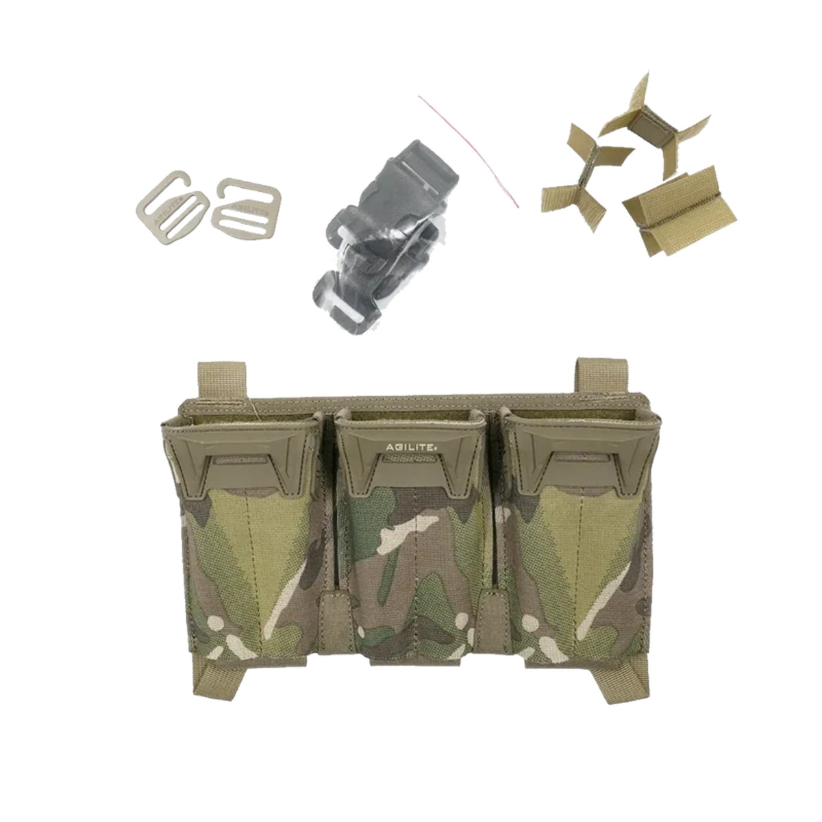 AGILITE PINCER™ PLACARD MULTI-CALIBER TRIPLE MAG POUCH [8038]