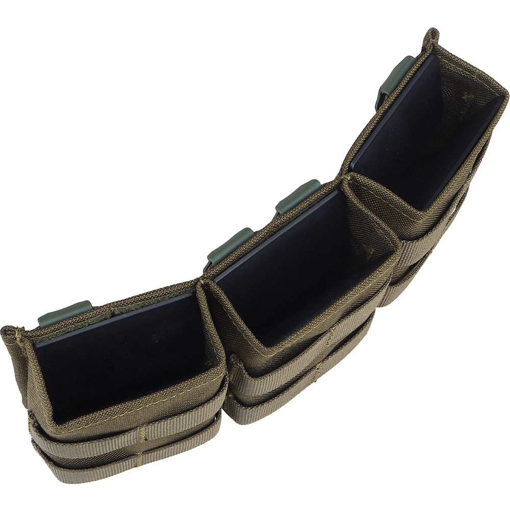 WOSPORT FAST 7.62 TRIPLE MAG POUCH (MEDIUM)[WST-MG-F-17]