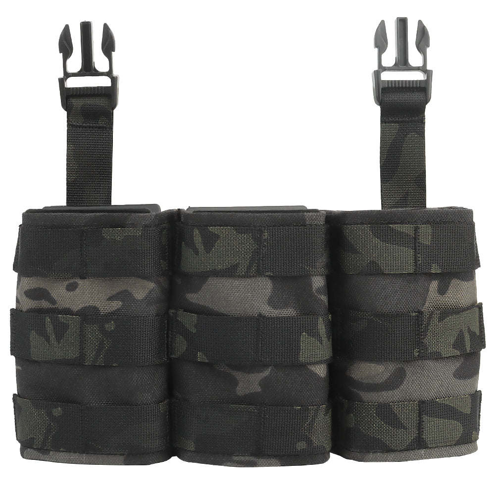 WOSPORT FAST 7.62 TRIPLE MAG POUCH (LONG) FRONT PANEL[WST-MG-F-24]