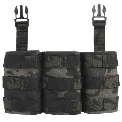 WOSPORT FAST 7.62 TRIPLE MAG POUCH (LONG) FRONT PANEL[WST-MG-F-24]