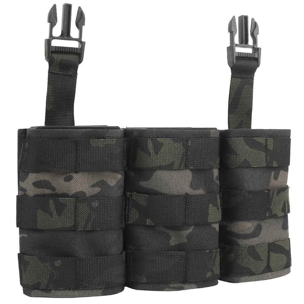 WOSPORT FAST 7.62 TRIPLE MAG POUCH (LONG) FRONT PANEL[WST-MG-F-24]