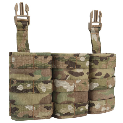 WOSPORT FAST 7.62 TRIPLE MAG POUCH (LONG) FRONT PANEL[WST-MG-F-24]